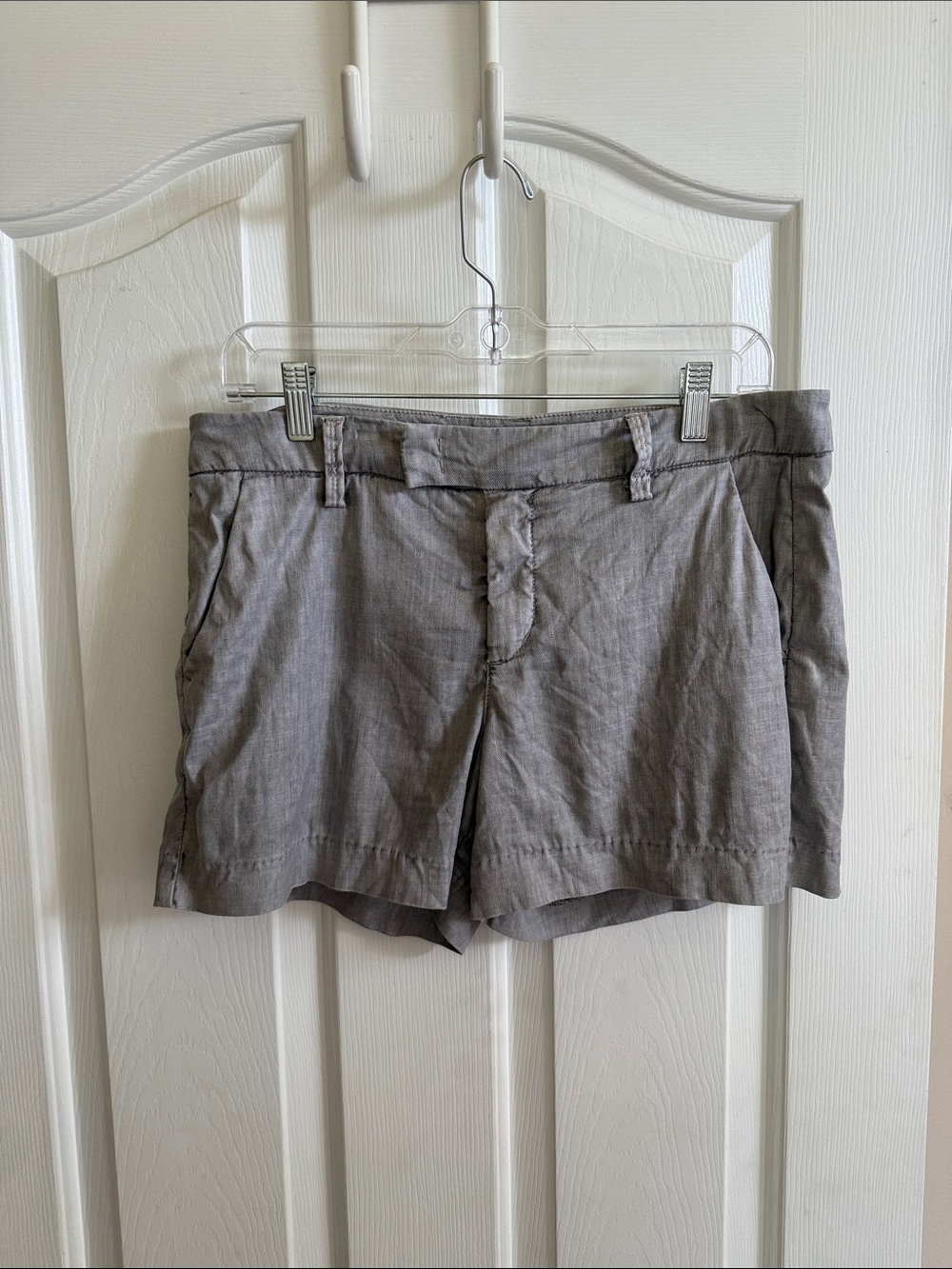🌸 Level 99:  Women's Gray Flat Front Shorts